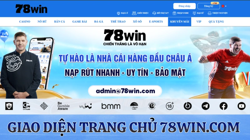 Trang chủ 78WIN chính thức 2026 – Đăng ký nhận 78K tiền thưởng ngay hôm nay